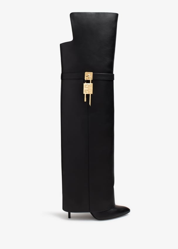 GivenchyShark Lock Stiletto over-the-knee boots